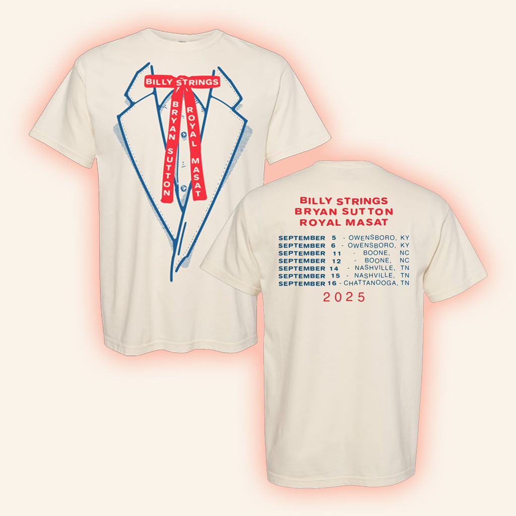 Billy Strings Merch Suit With Dates Champagne Rodman T-Shirt Gifts For Besties-1