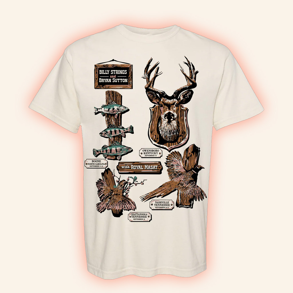 Billy Strings Merch Taxidermy T-Shirt Gifts For Father-1