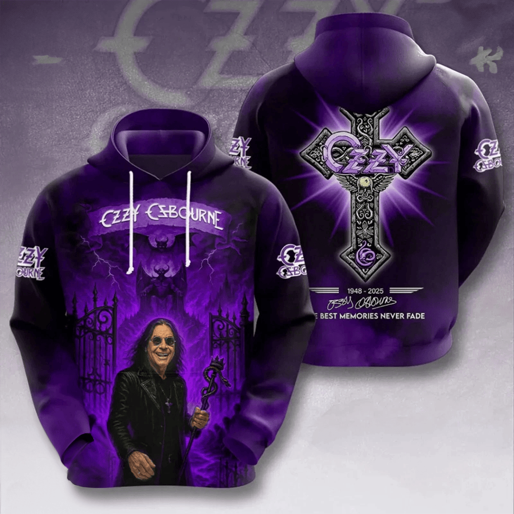 Black Sabbath Ozzy Osbourne Hoodies Ozzy Osbourne Memorial Gifts For Black Sabbath Fans-1