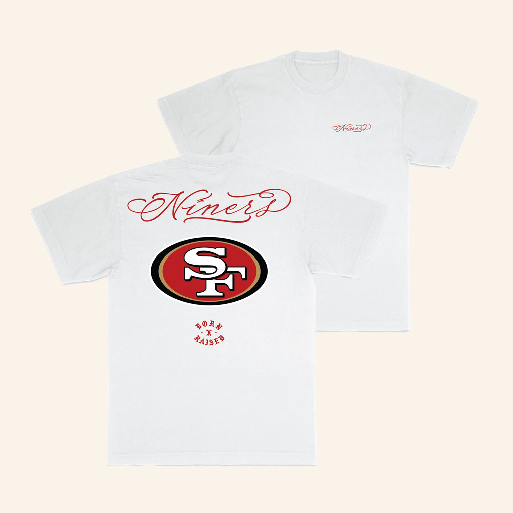 Born x Raised Merch Born X Raised 49Ers Fine Line T-Shirt Football Fan Gift Ideas-1
