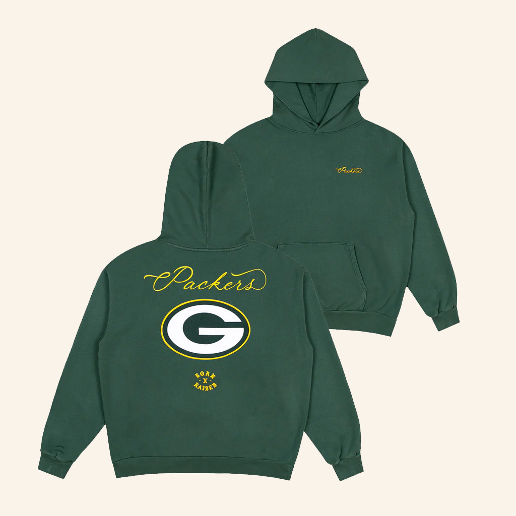 Born x Raised Merch Born X Raised Packers Fine Line Hoodie Best Gift For Football Lovers-1