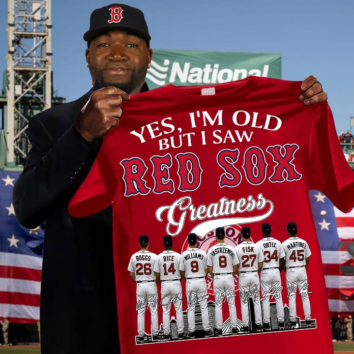 Boston Red Sox Baseball T-Shirt I Saw Red Sox Greatness Shirt Baseball Game Day Apparel-1