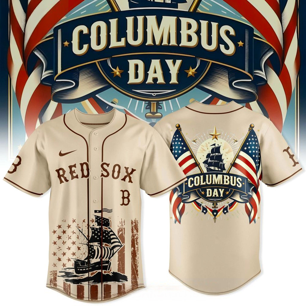 Boston Red Sox Columbus Day 2025 Jersey Baltimore Boston Red Sox Merch Gifts For Fans-1