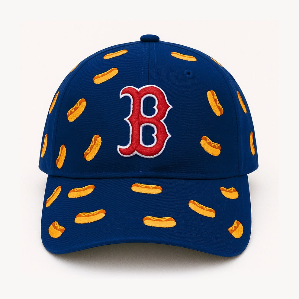 Boston Red Sox Hot Dog Hat 2025 Giveaway Replica Red Sox Hot Dog Hat For Sale-1