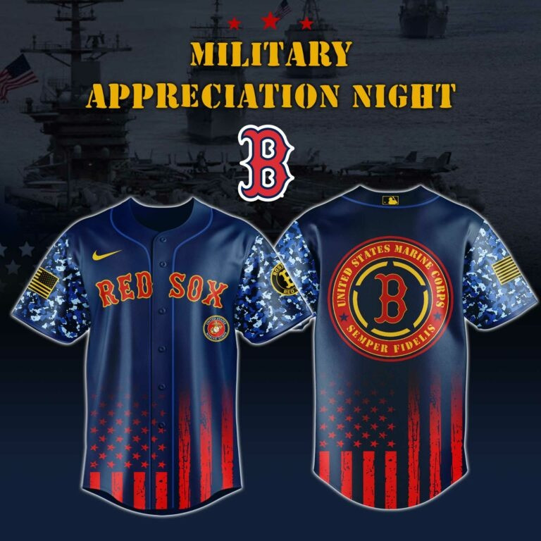 Boston Red Sox US Marine Corps Jersey MLB Military Appreciation Night USMC Merch Gifts-1 Boston Red Sox US Marine Corps Jersey MLB Military Appreciation Night USMC Merch Gifts-1