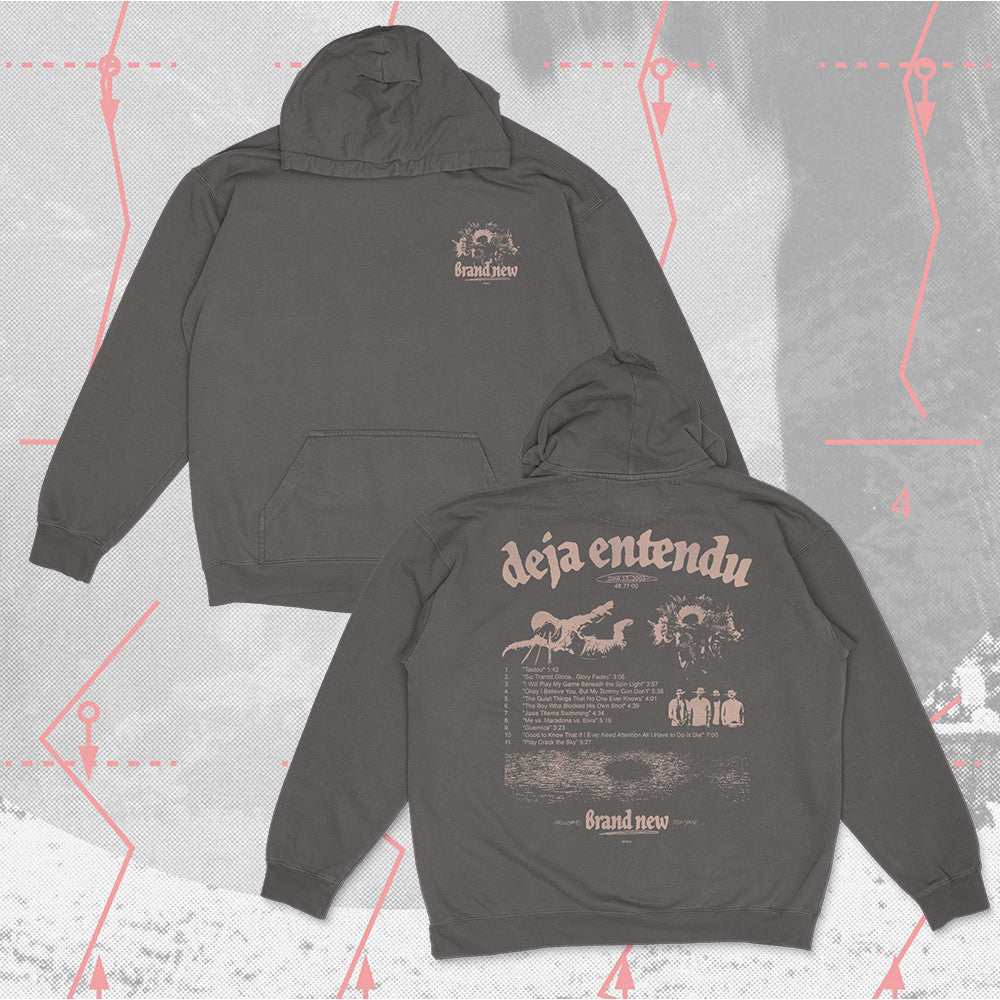 Brand New Band Merch Hoodie Deja Tracklist Bouquet Hoodie Gifts For Fan Gifts For Best Friend-1