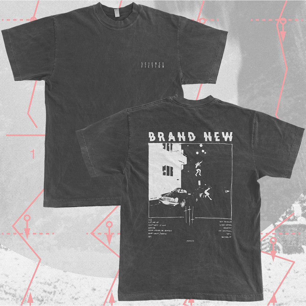 Brand New Band Merch T-Shirt Science Fiction Tee Gifts For Music Fan Father's Day Gift for Dad-1