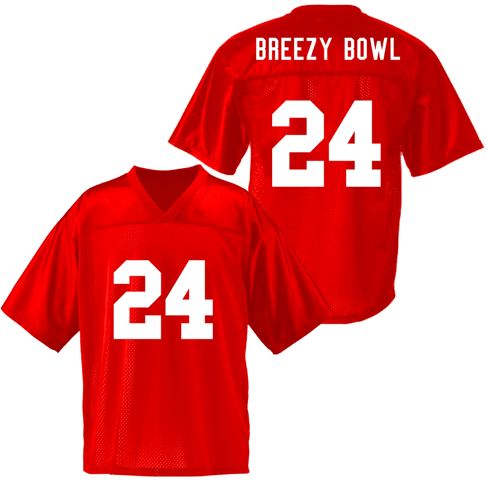 Breezy Bowl Jersey 24 Chris Brown Merch Father's Day Presents For Husband Gift for Brother-1