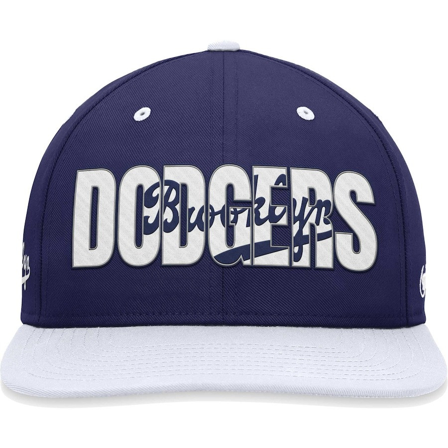 Brooklyn Dodgers Hat Royal Cooperstown Collection Pro Snapback Hat Gifts For Dodgers Fans-1