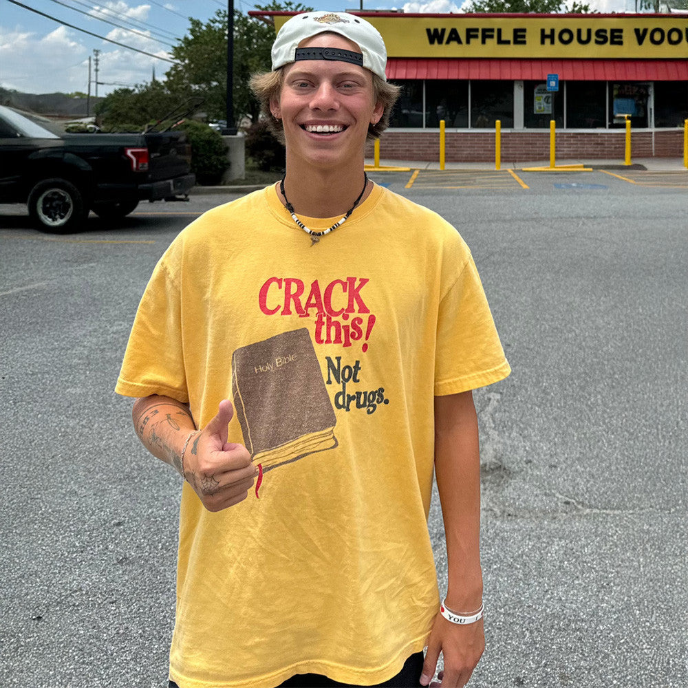 Bryce Crawford Merch Crack This Not Drugs T-Shirt Good Father's Day Presents Gift for Dad-1