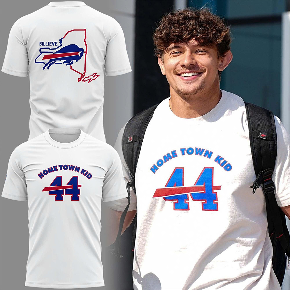 Buffalo Bills Home Town Kid 44 T-Shirt Mafia Bills Fan Merch Clothing Gift Ideas-1
