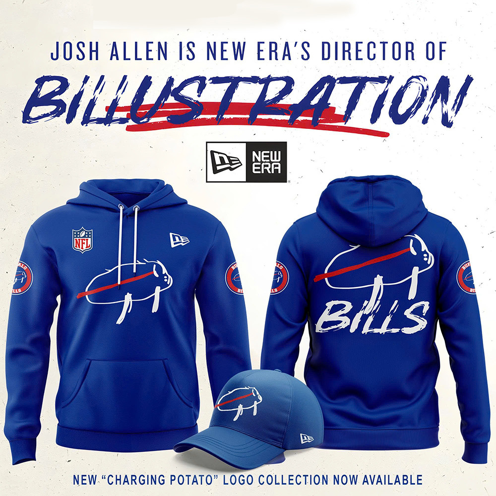 Buffalo Bills Josh Allen Charging Potato Logo Hoodie Blue NFL Merch Unique Bills Fan Gifts-1 Buffalo Bills Josh Allen Charging Potato Logo Hoodie Blue NFL Merch Unique Bills Fan Gifts-1