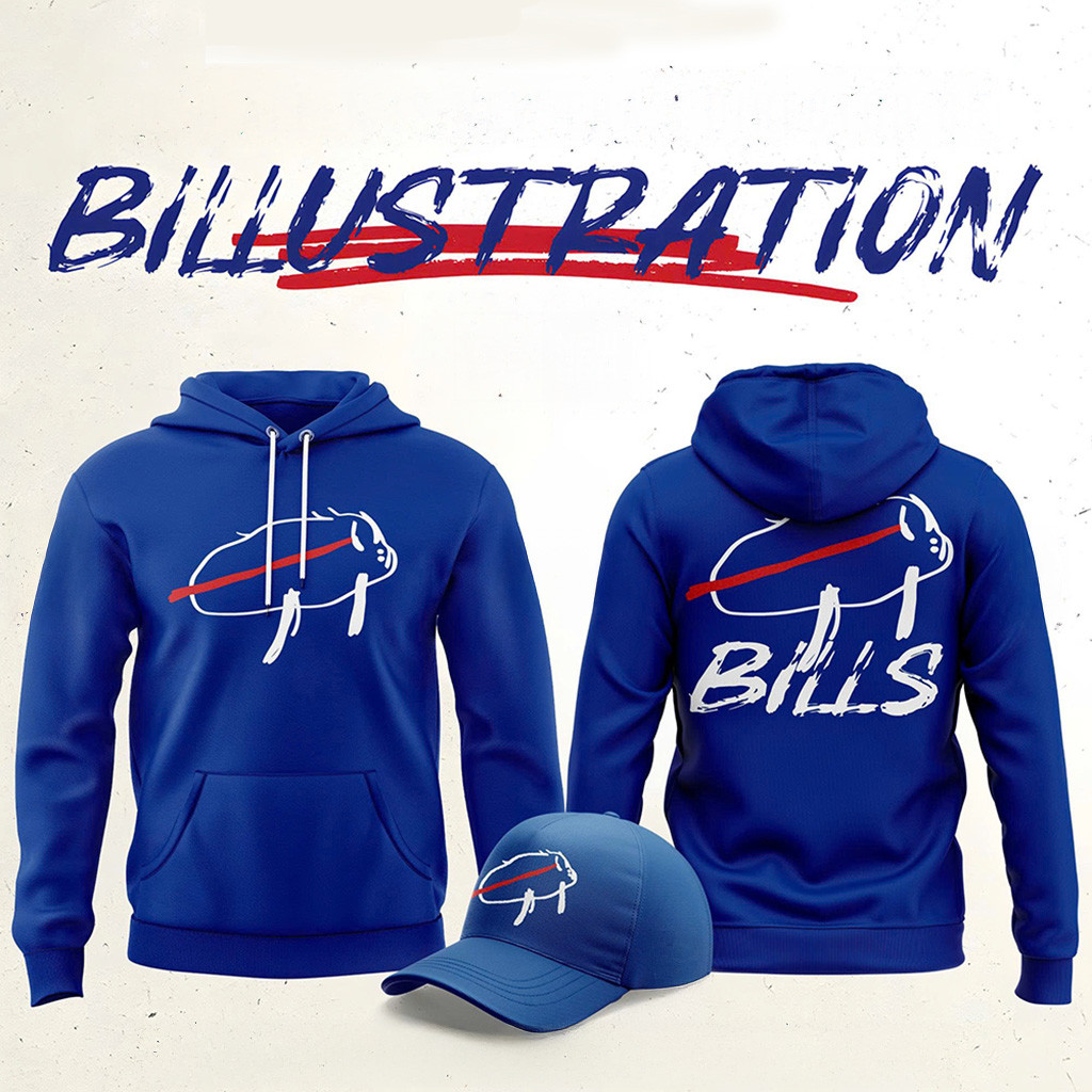 Buffalo Bills Josh Allen Charging Potato Logo Hoodie Hat Fan Merch Clothing Best Bills Gifts-1