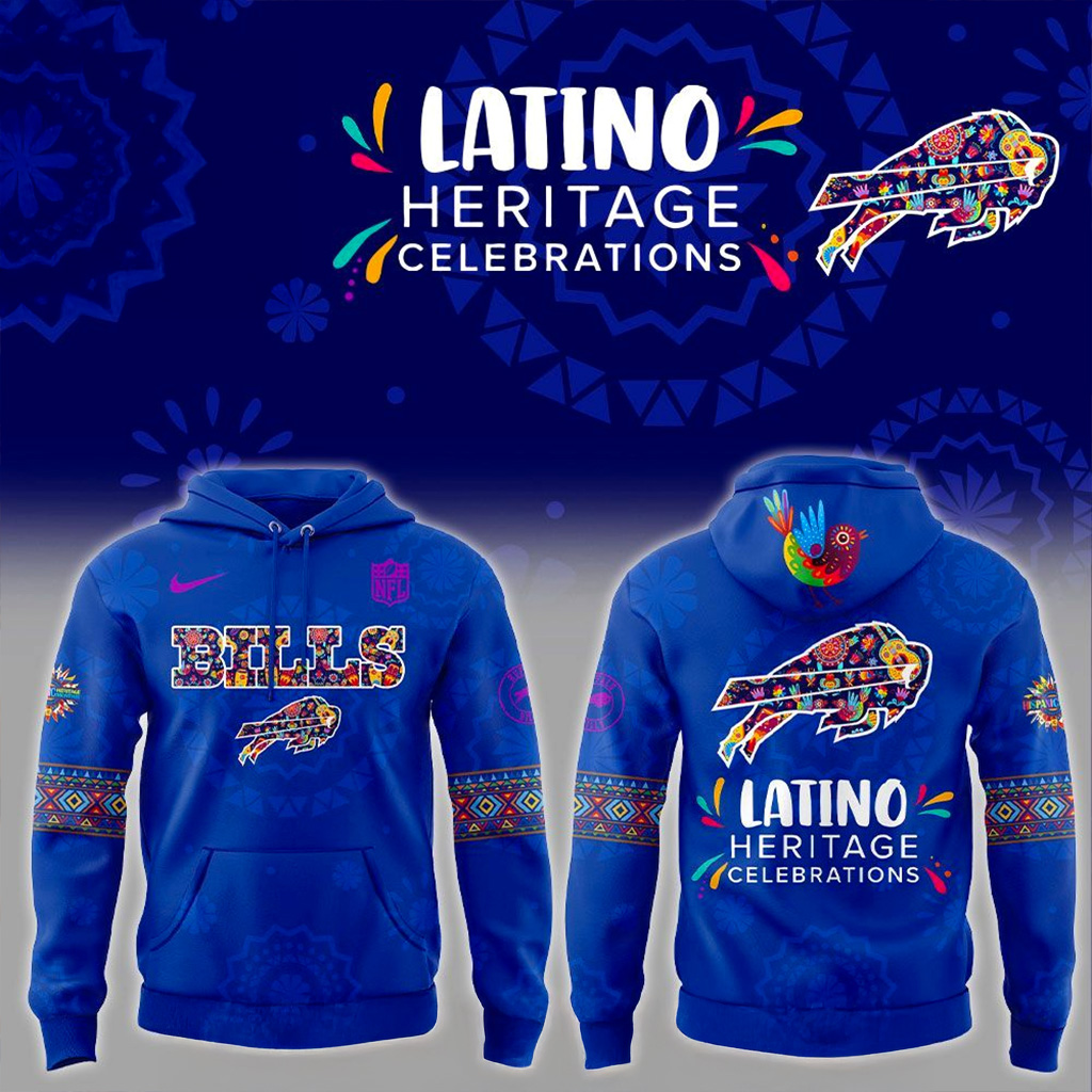 Buffalo Bills Latino Heritage Celebrations 2025 Hoodie Buffalo Bills Merch Gift For Fans-1 Buffalo Bills Latino Heritage Celebrations 2025 Hoodie Buffalo Bills Merch Gift For Fans-1