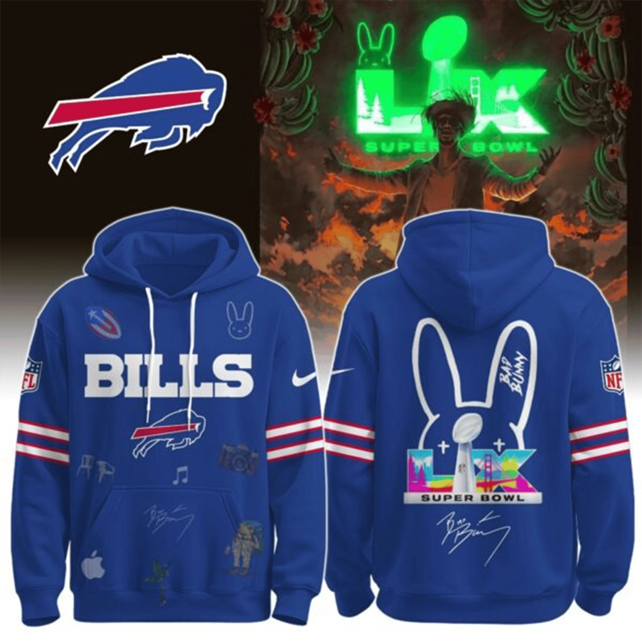 Buffalo Bills X Benito Bowl LX Hoodie Super Bowl 2026 Merch Buffalo Bills Christmas Gifts-1 Buffalo Bills X Benito Bowl LX Hoodie Super Bowl 2026 Merch Buffalo Bills Christmas Gifts-1