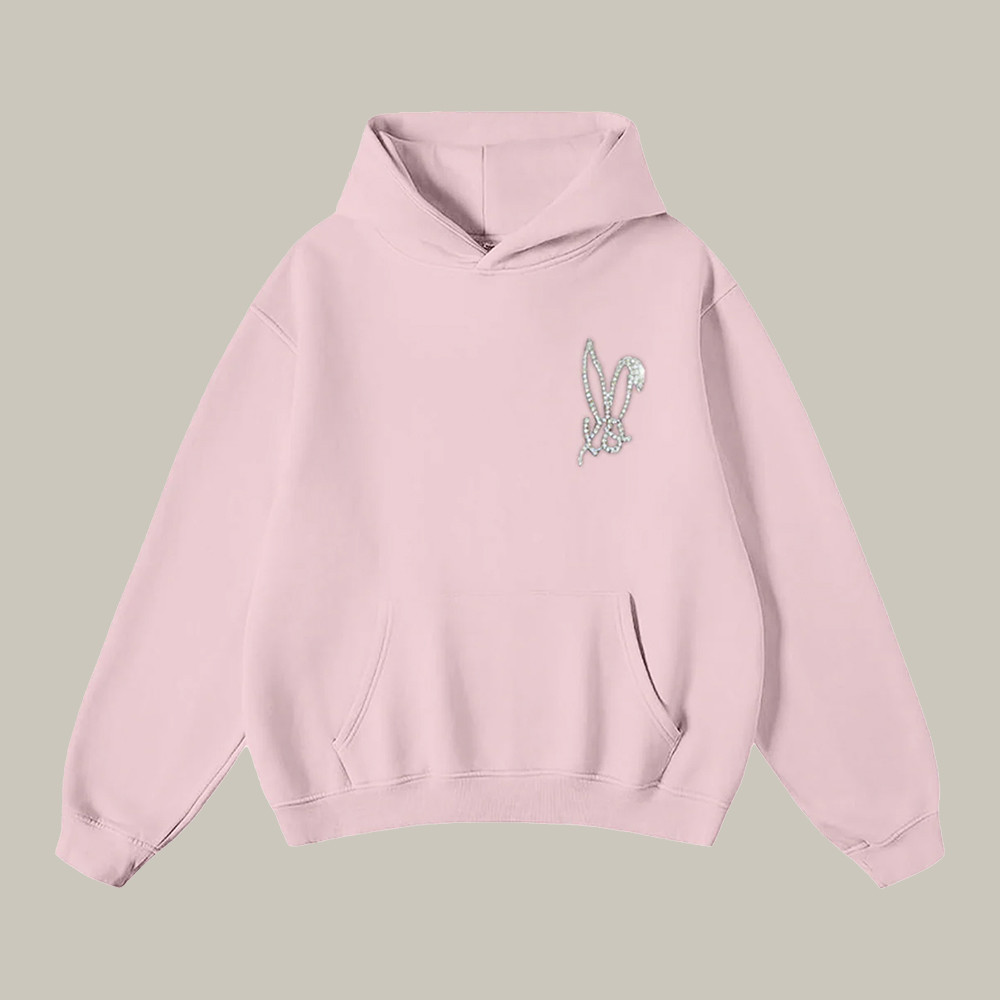 Bunnie XO Merch Hoodie XO Logo Bunnie Merch Influencer Clothing Gifts For Streetwear-1