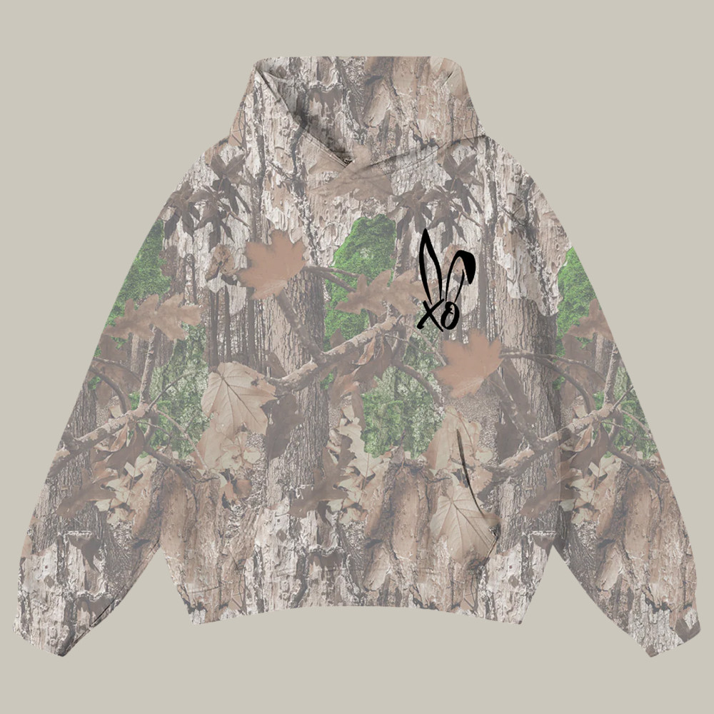 Bunnie Xo Merch Camo Hoodie Popular Influencer Merch Gifts For Bunnie Xo Fans-1