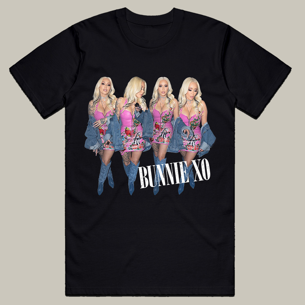 Bunnie Xo Merch T-Shirt Bunnie Xo Clothing Casual Wear Best Presents For Fans-1