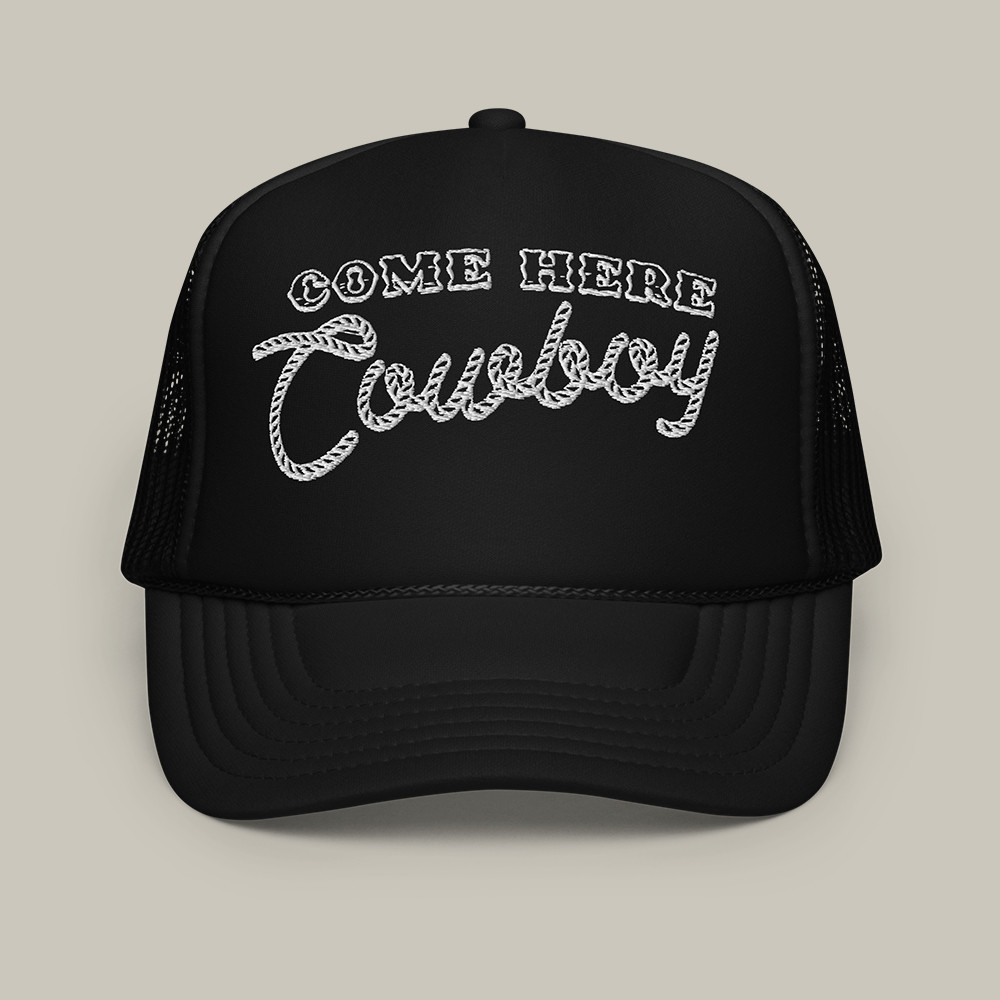 Bunnie Xo Trucker Hat Come Here Cowboy Bunnie Xo Store Cool Hat Gifts For Her-1