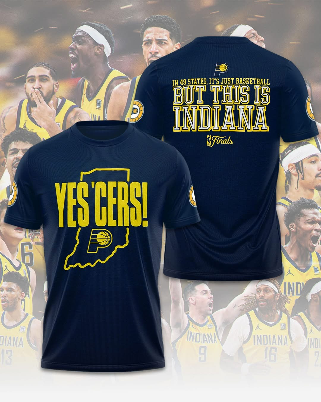 But This Is Indiana Shirt Pacers In 49 States It's Just Basketball Final NBA 2025 Apparel-1