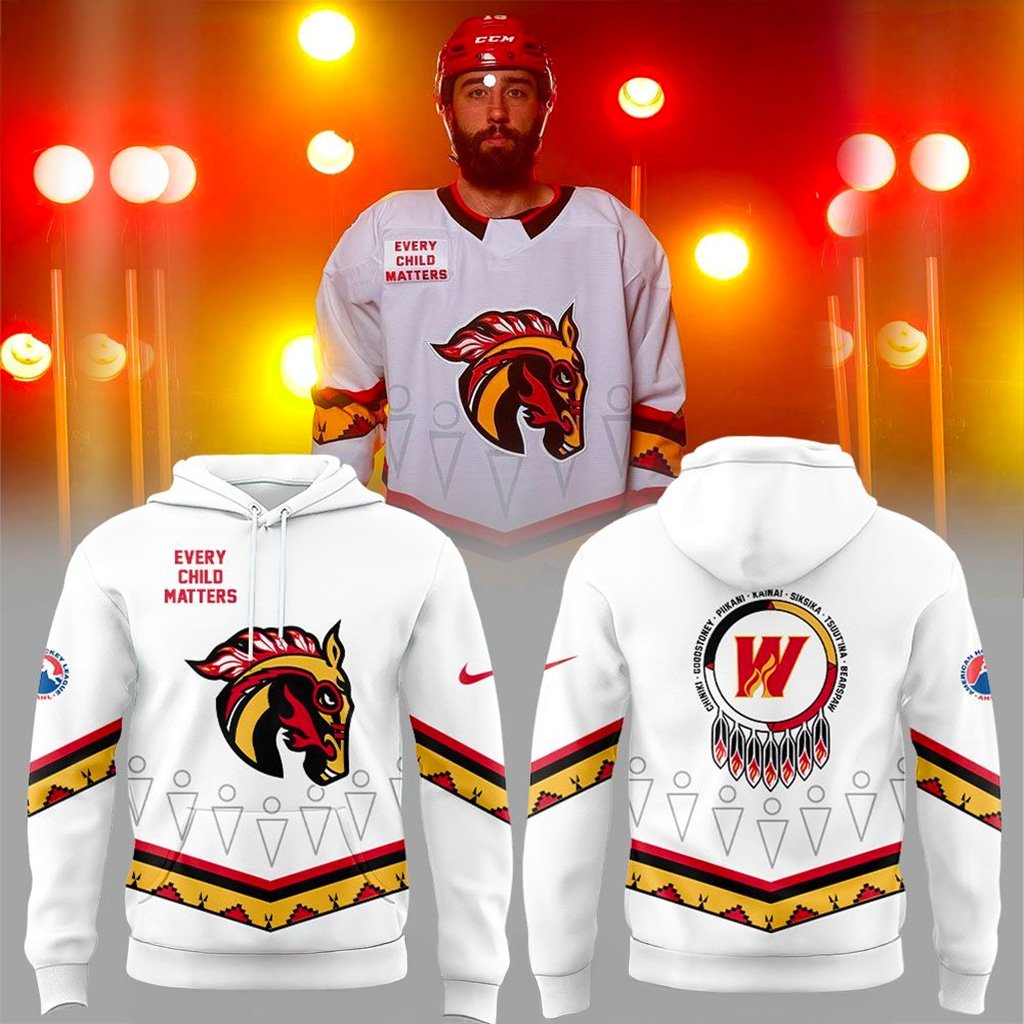 Calgary Wranglers Indigenous Uniform 2025 Hoodie Calgary Wranglers Merch Gifts For Hockey Fan-1