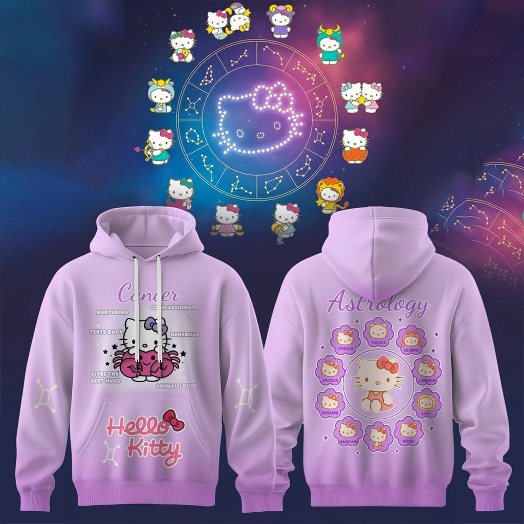 Cancer Dream Hello Kitty Hoodie Fan Merch Christmas Gifts For Sister-1