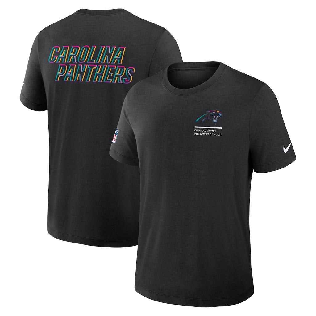 Carolina Panthers Crucial Catch NFL T-Shirt 2025 Rainbow Panthers Merch Gift For Brother-1