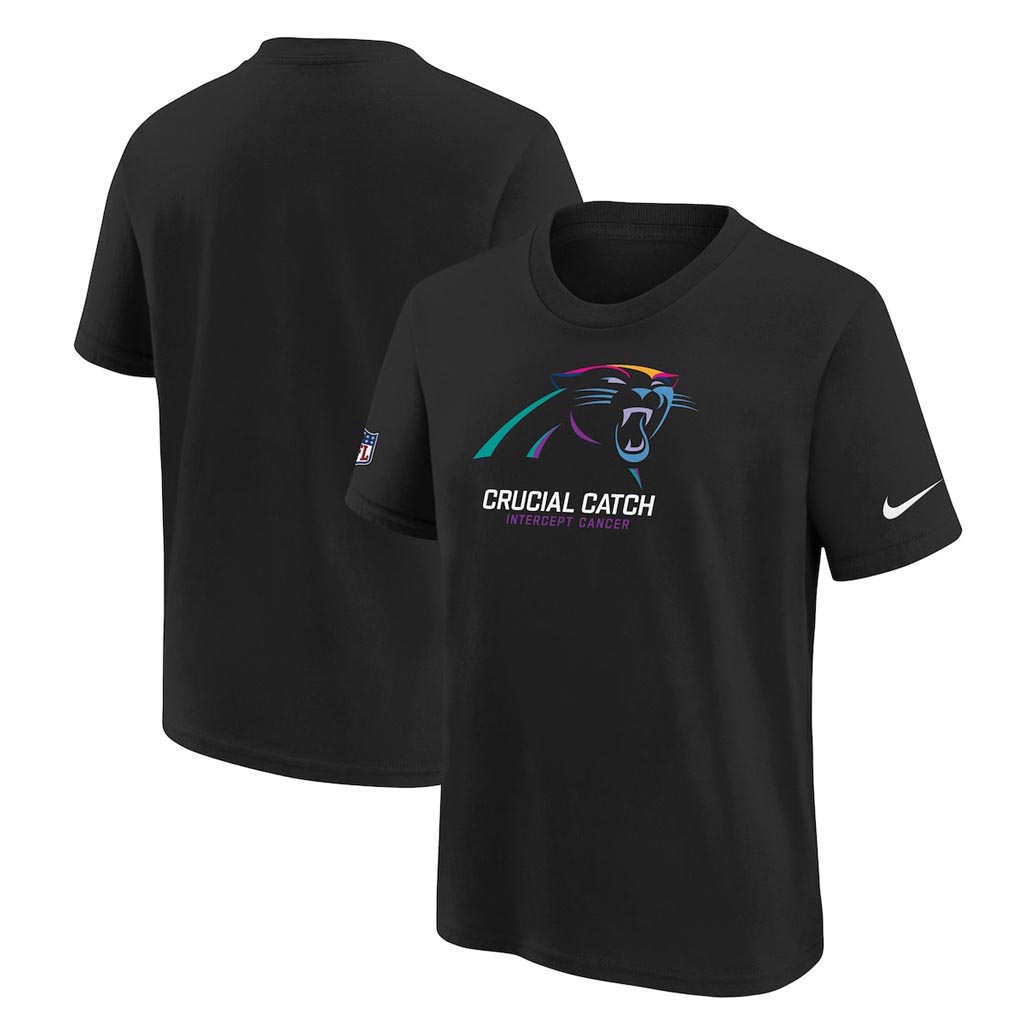Carolina Panthers Crucial Catch NFL T-Shirt 2025 Rainbow Panthers Merch Gifts For Brother-1 Carolina Panthers Crucial Catch NFL T-Shirt 2025 Rainbow Panthers Merch Gifts For Brother-1