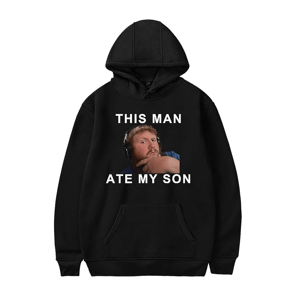 Caseoh Merch This Man Ate My Son Hoodie Best Father's Day Gifts For Game Fans Gifts For Besties-1