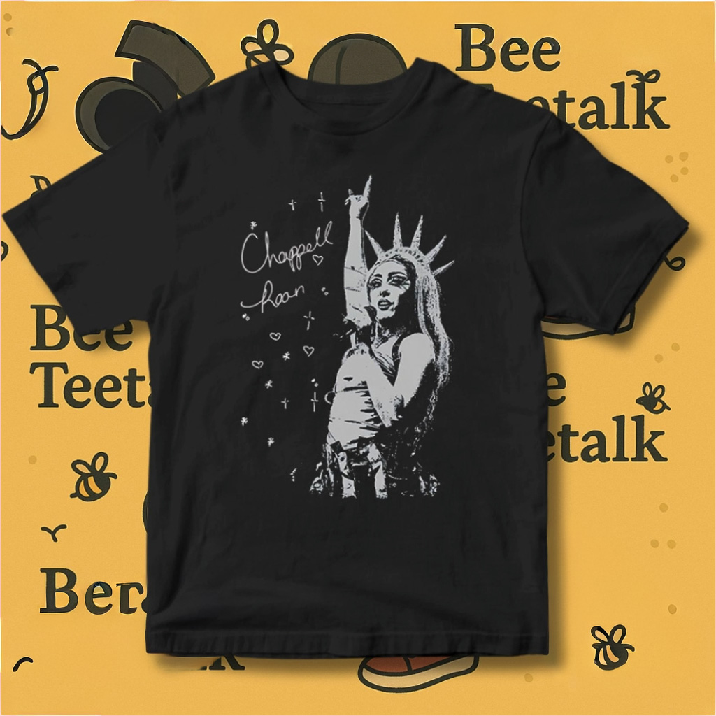 Chappell Roan Lady Liberty T-Shirt Gifts For Mother-1