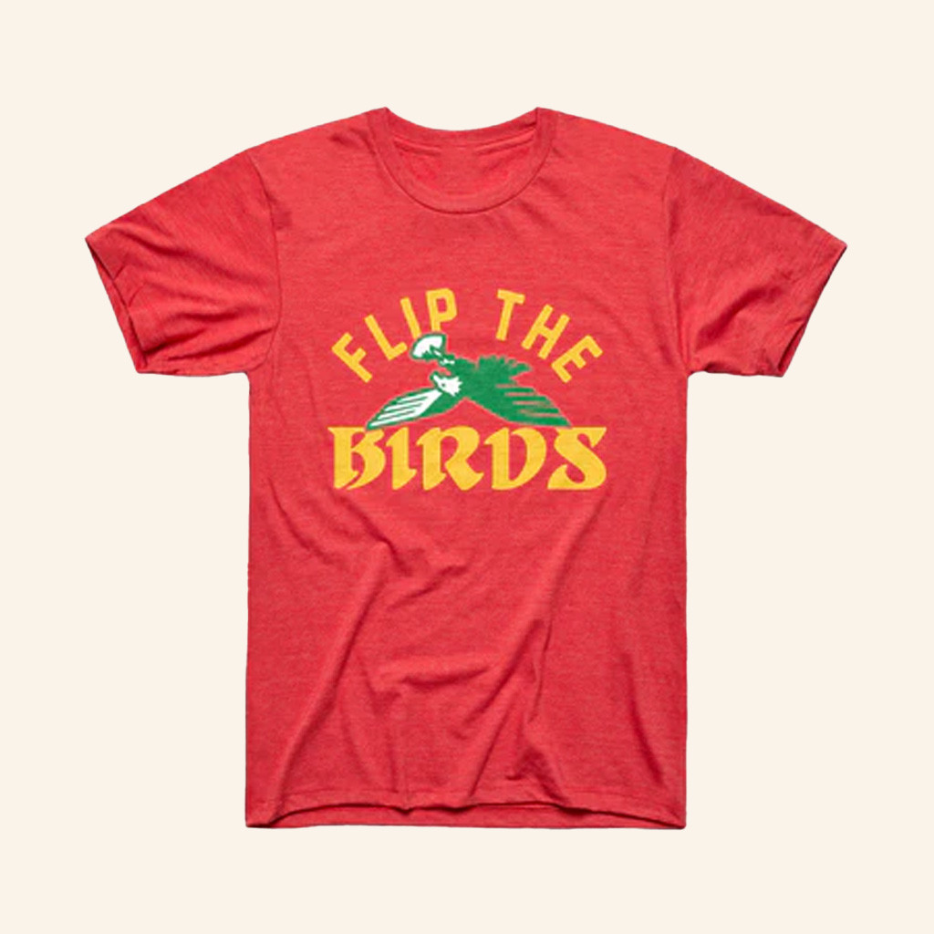 Charlie Hustle Merch Flip The Birds Shirt Best Gifts For Husband-1