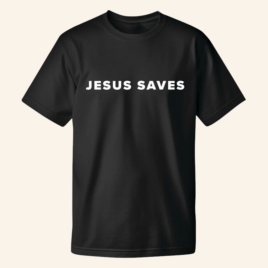 Charlie Kirk Shirt Jesus Saves T-Shirt Charlie Kirk Merch Trump 2025 Shirt Gifts For Husband-1