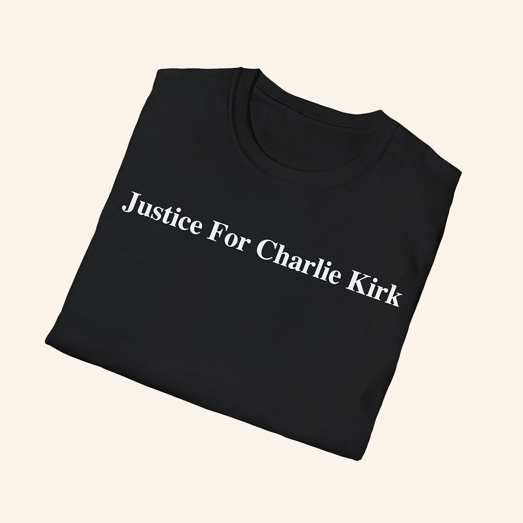 Charlie Kirk Shirt Justice For Charlie Kirk Merch Patriotic Gifts For Husband-1