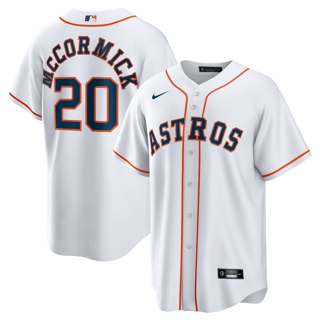 Chas McCormick Houston Astros Nike Home Replica Player Jersey - White-1