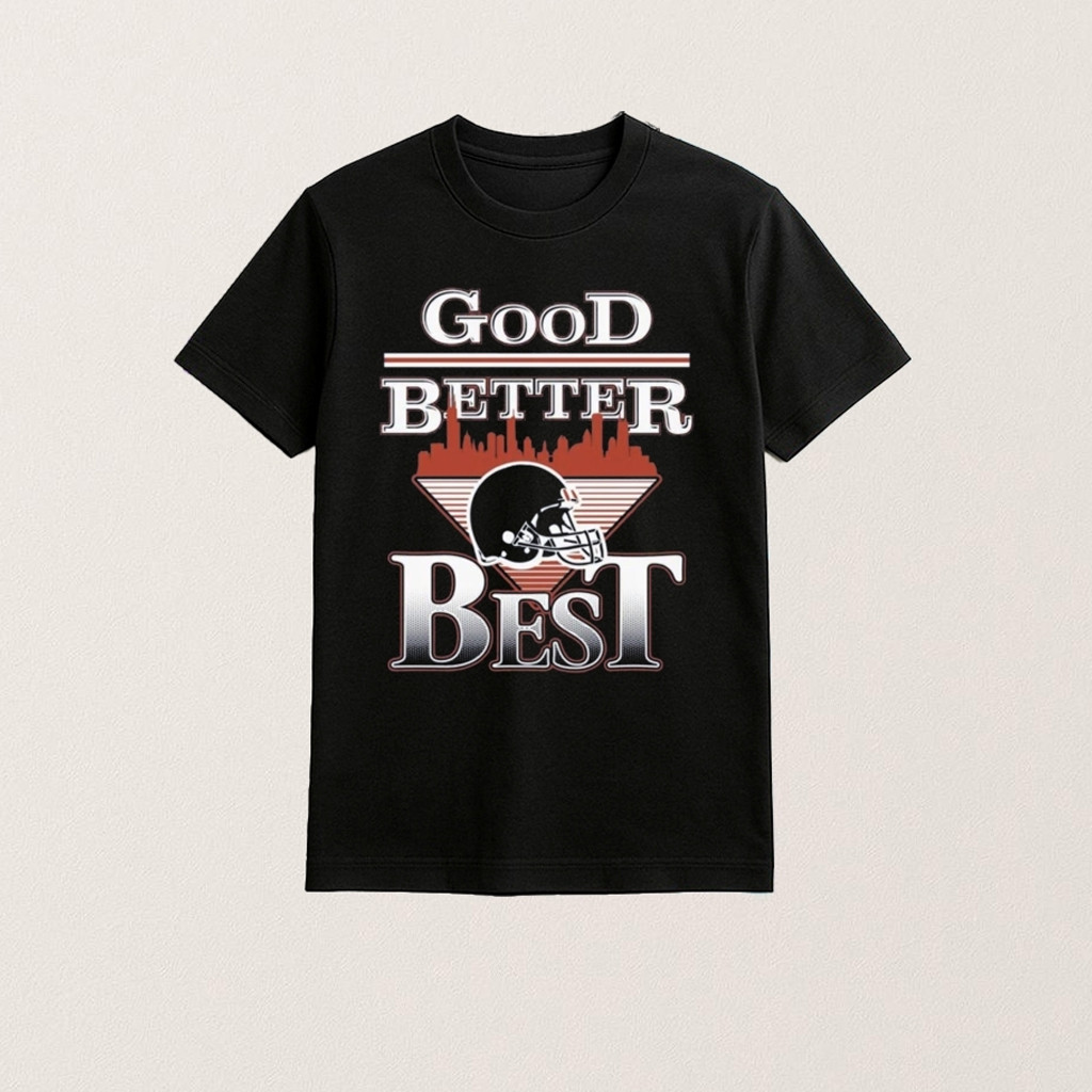 Chicago Bears Merch Good Better Best Bears Shirt Presents For Football Fans-1