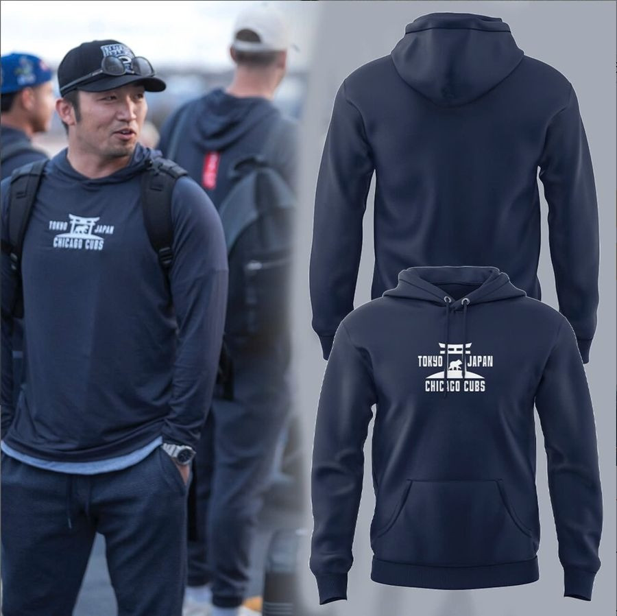 Chicago Cubs Tokyo Japan Series Hoodie Baseball MLB World Tour Tokyo Series 2025 Clothes-1