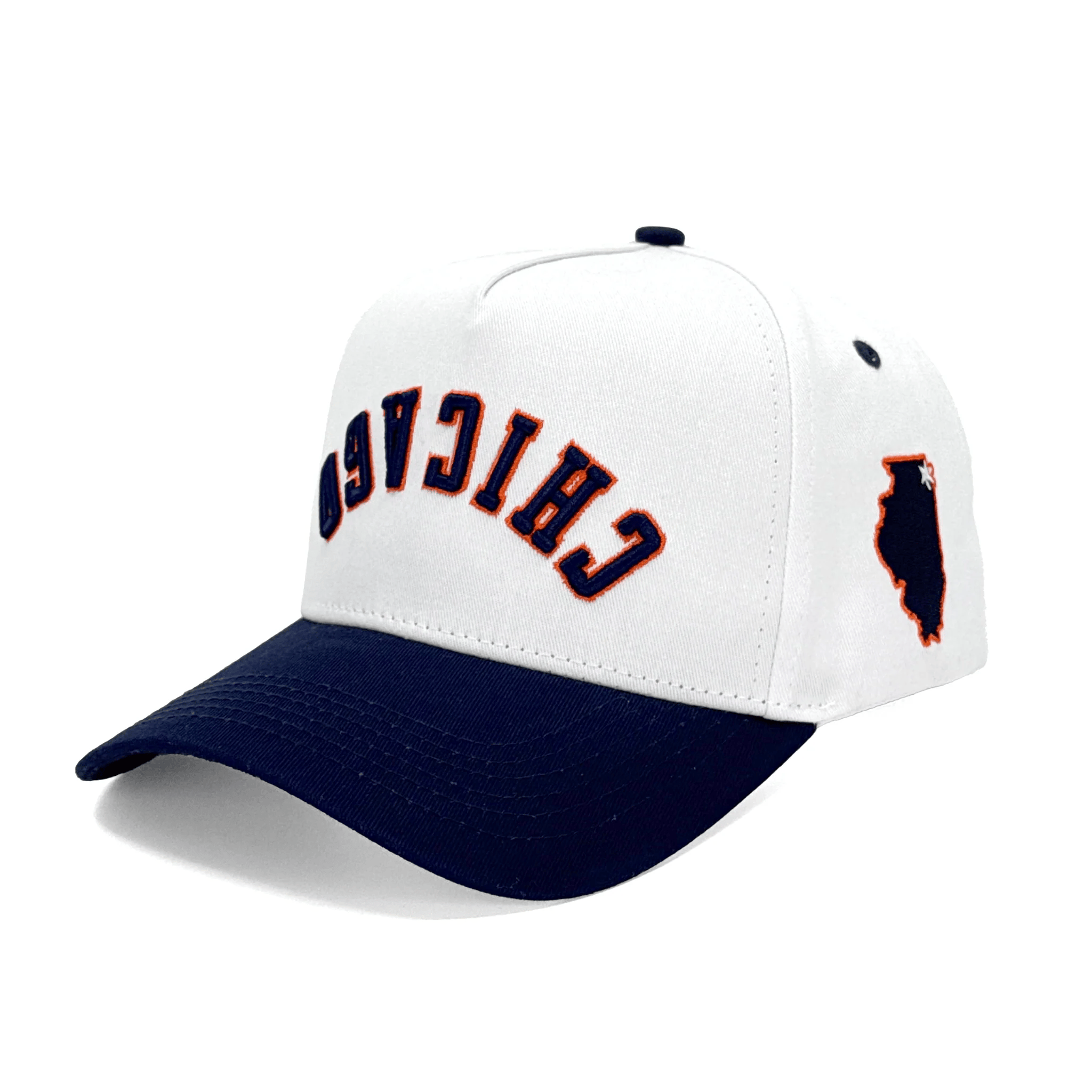 Chicago Upside Down Hat Trend Chicago Reversed Hat Chicago Merch Meaningful Father's Day Gifts-1