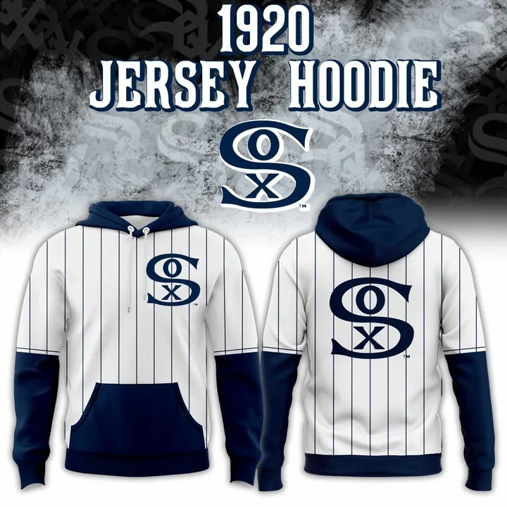 Chicago White Sox 1920 Hoodie Baseball Fan Merch White Sox Gifts For Dad Father's Day-1 Chicago White Sox 1920 Hoodie Baseball Fan Merch White Sox Gifts For Dad Father's Day-1