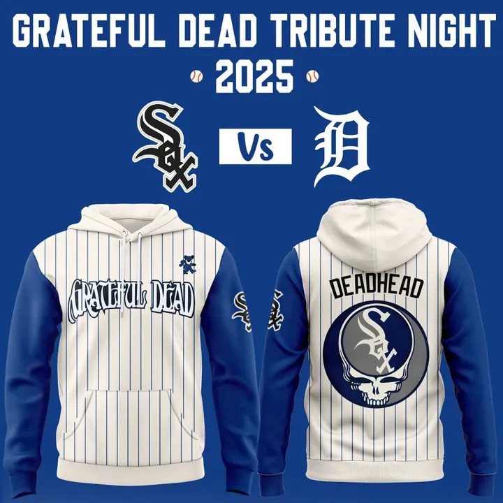 Chicago White Sox 2025 Grateful Dead Tribute Night Hoodie Great Gifts For Baseball Fans-1