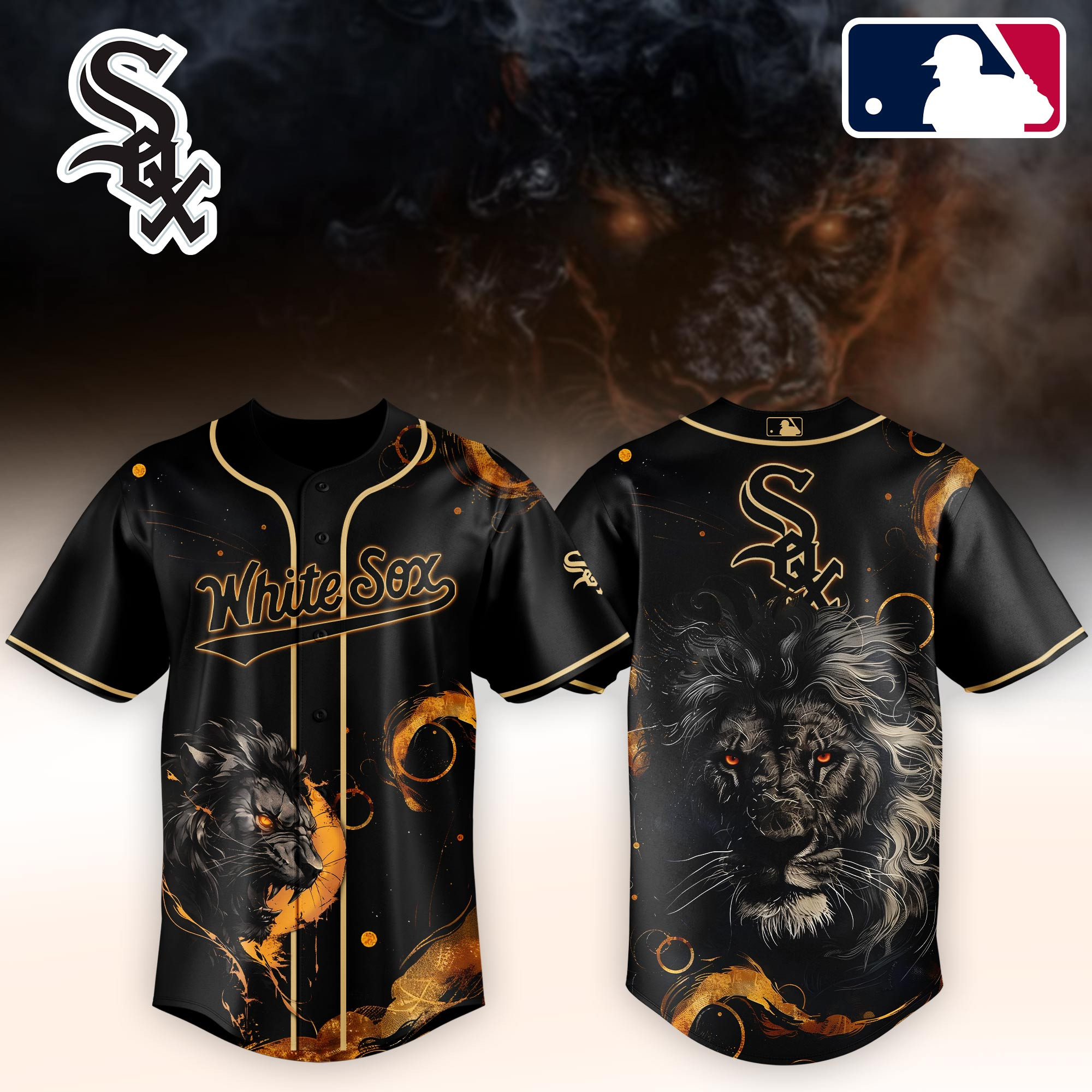 Chicago White Sox Mlb X Lion Baseball Jersey For Fans-1