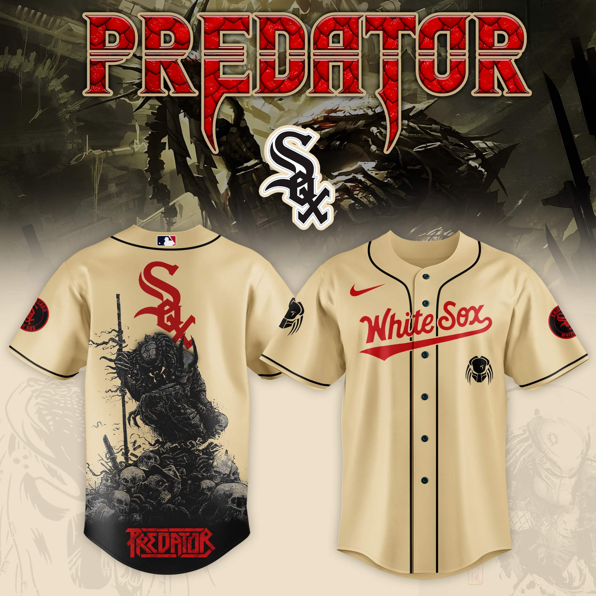 Chicago White Sox Mlb X Predator Baseball Jersey For Fans-1