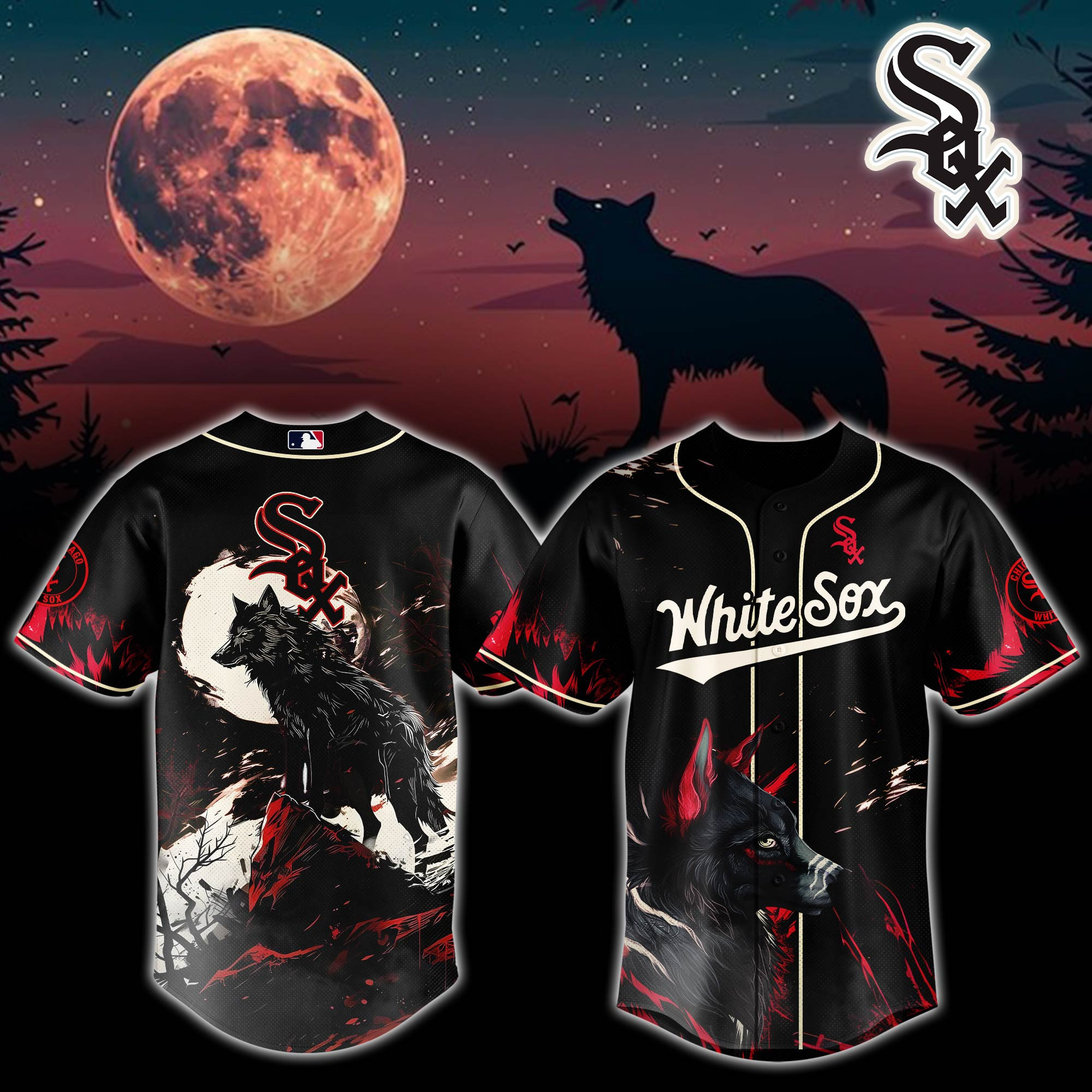 Chicago White Sox Mlb X Worf Baseball Jersey For Fans-1 Chicago White Sox Mlb X Worf Baseball Jersey For Fans-1