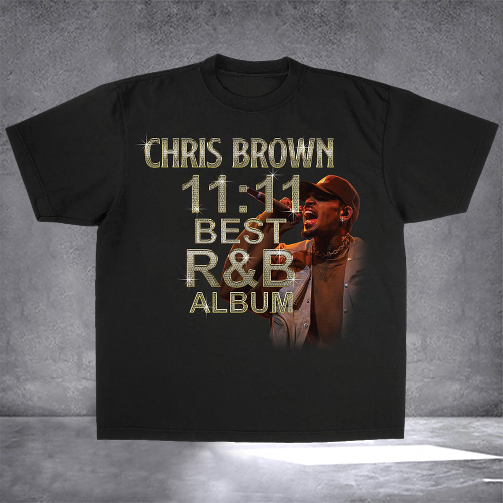 Chris Brown Breezy Bowl 2025 Tour Merch Shirt 11:11 Deluxe Best R&B Album Of The Year-1