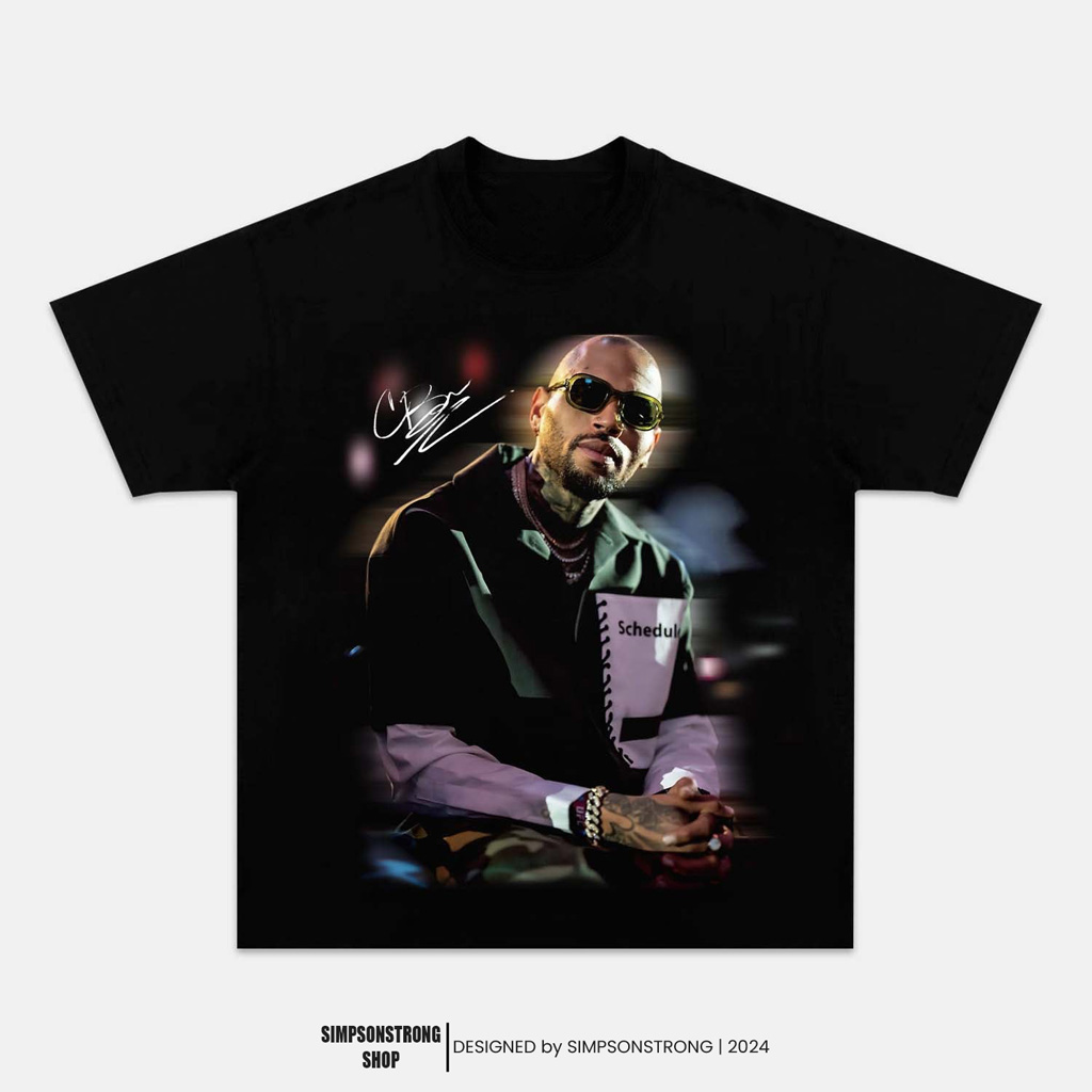 Chris Brown Graphic T-Shirt Fan Merch Christmas Gifts For Men-1