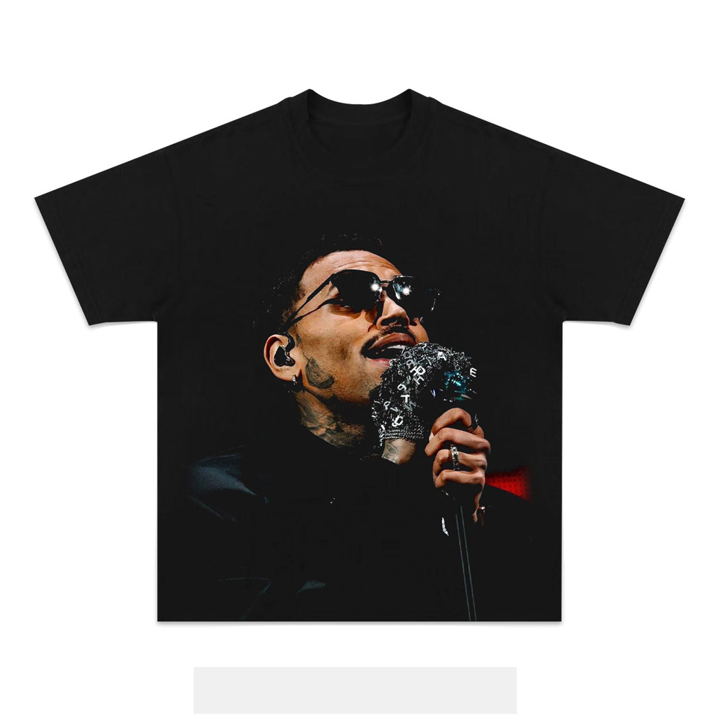 Chris Brown Graphic T-Shirt Fan Merch Christmas Gifts For Wife-1