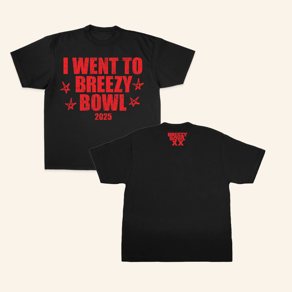 Chris Brown Merch I Went To Breezy Bowl T-Shirt Gifts For Music Fans-1