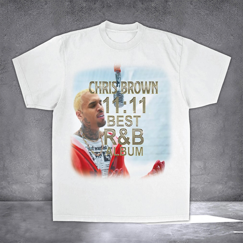 Chris Brown Shirt 11:11 Best R&B Album Breezy Bowl 2025 Tour Merch For Sale-1