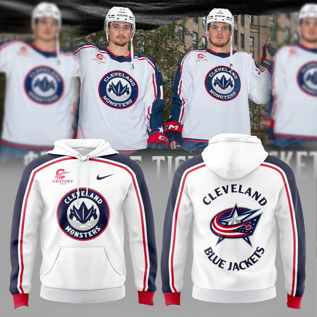 Cleveland Blue Jackets x Blue Jackets 2025 Hoodie Fan Merch Christmas Gifts For Brother-1