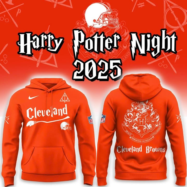 Cleveland Browns Harry Potter Night 2025 Hoodie Game Day Best Gifts For Harry Potter Fans-1