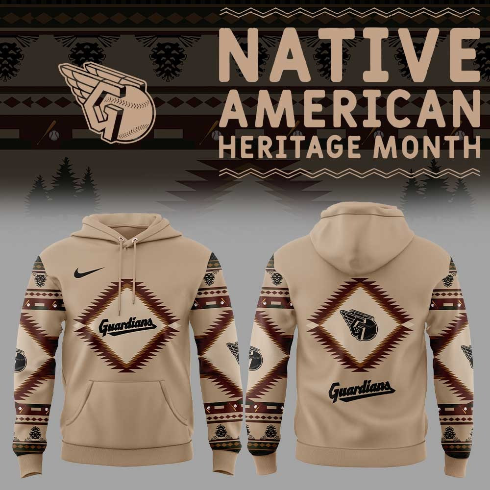 Cleveland Guardians Native American Heritage Month Hoodie Gifts For Baseball Lovers Fans-1